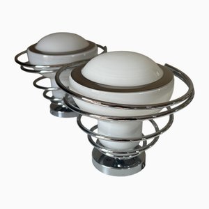 Space Age Delmas Wall Lights, 1970s, Set of 2