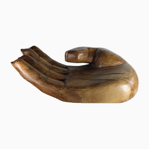 Vintage Vide Poche aus Holz, Italien, 1960er