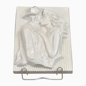 Ceramic Wall Plaque by Ewa Jarenskog, 1970s