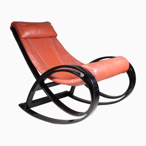 Sgarsulv Rocking Chair by Gae Aulenti for Poltronova