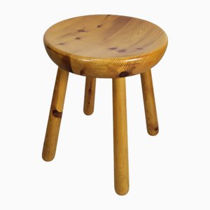 Sgabello Mountain attribuito a Charlotte Perriand per Les Arcs, anni '70