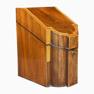 18th Century George Iii Period Mahogany Knife Box, 1790