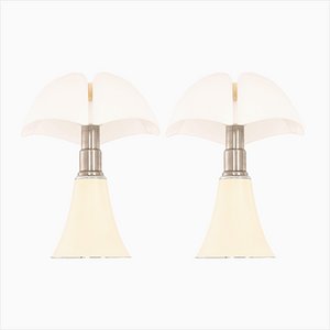 Lampade da tavolo Pipistrello di Gae Aulenti per Martinelli Luce, 1965, set di 2