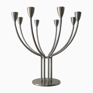 Vintage 8-Candle Candlestick attributed to K&M Hagberg for Ikea, 1990s