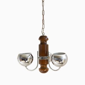 Space Age Hanging in Wood and Steel, 1960s