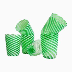 Verres en Verre Murano par Maryana Iskra pour Ribes the Art of Glass, Set de 6