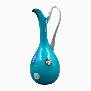 Círculo de cristal de Murano Opalina Fiorentina Murrini, años 60
