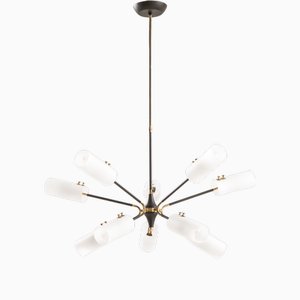Italienischer Mid-Century Sputnik Kronleuchter Stilnovo, 1960er