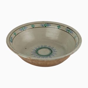 Majolica Basin with Geometric Ornaments