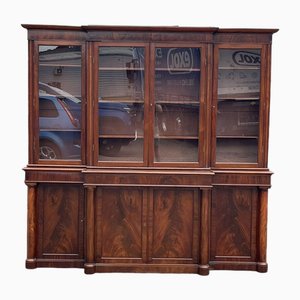 Antiker Breakfront Schrank aus Mahagoni