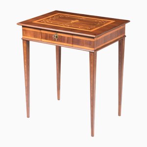 Maple & Rosewood Side Table, 1800s