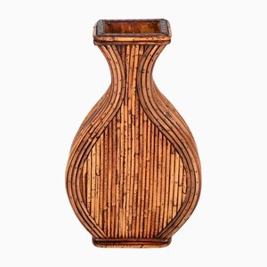 Bamboo and Rattan Umbrella Stand from Vivai Del Sud, Italy, 1970s