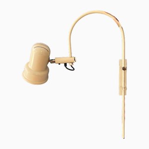 Mid-Century Beige Arc Wall Lamp from Anvia