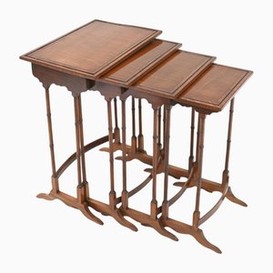 Regency Nesting Tables, 1920s, Set of 4
