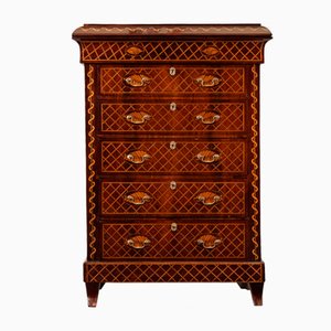 High Chest of Drawers in Mahogany & Oak, 1810