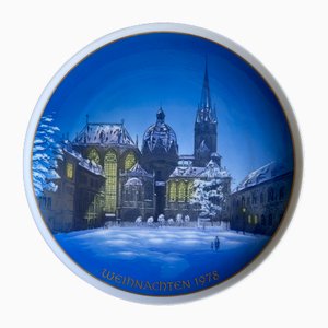 Vintage Christmas Plate by Helmut Drexler for Rosenthal, 1978