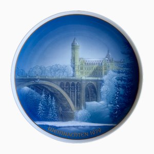 Christmas Plate by Helmut Drexler for Rosenthal, 1979