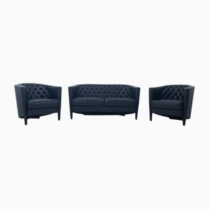 Two-Seater Sofa and Lounge Chairs by Antonio Citterio for Moroso, 1989, Set of 3