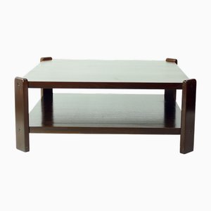 Niedriger Couchtisch aus Buche, 1980er