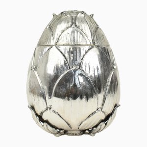 Silver Artichoke Ice Bucket by Mauro Manetti for Fonderia Darte, 1970s