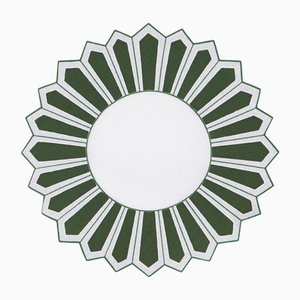 Gernika Sol Green Linen Placemat by Los Encajeros