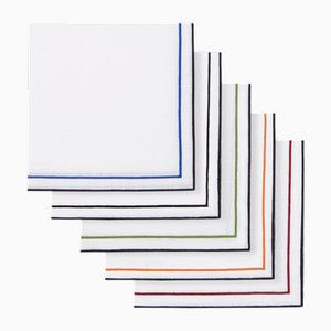 Miro Linen Napkins by Los Encajeros, Set of 6