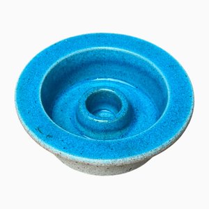Mid-Century Stoneware Pottery Candle Holder from Knabstrup, Denmark, 1960s