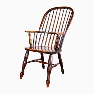 Poltrona Windsor antica, metà XIX secolo