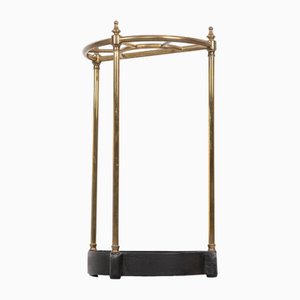 Antique Semi-Circular Brass Umbrella Stand