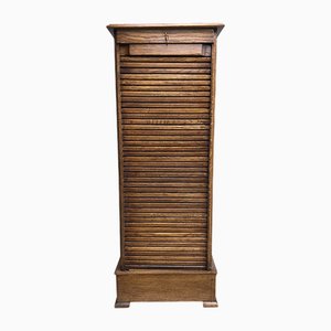 Vintage Rolling Shutter Cabinet, 1970s