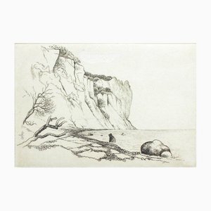 Leszek Rózga, View from the Isle of Mon, 1987, Etching on Paper