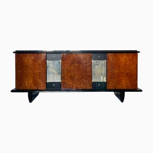 Credenza Art Deco in palissandro e olmo, anni '30