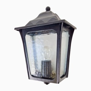 Outdoor Wall Lamp Metal Glass Wall Lamp from RZB, 1980s