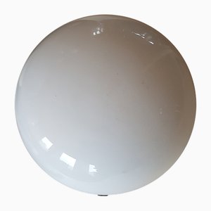 Bauhaus Opaline Glass Ceiling Lamp from Gispen, 1930s
