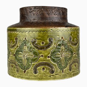 Vintage Small Ceramic Vase from Aldo Londi for Bitossi, Italy, 1970s