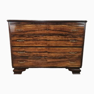 Commode à Tiroirs Art Déco en Acajou, 1940