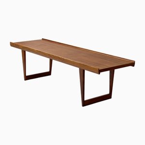 Coffee Table with Raised Edges by Peter Løvig Nielsen, Denmark, 1960s