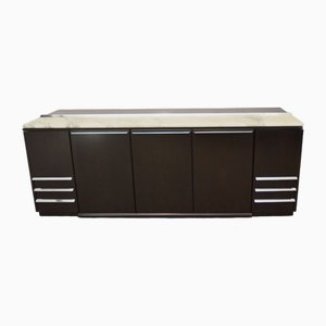 Vintage Sideboard aus Marmor & Stahl von Claudio Salocchi für Sormani, 1970er