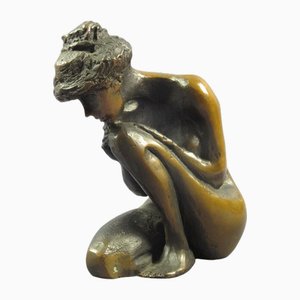 Statue en Bronze par Vettor Cassinari, 20ème Siècle