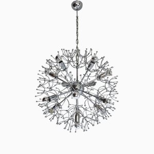 Mid-Century Dandelion Chandelier by Gaetano Sciolari, 1960s