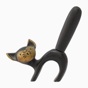 Cat Bottle Opener by Walter Bosse for Herta Baller, Vienna, 1950s