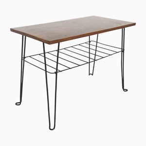 Stringbord Side Table in Oak, Sweden, 1950s