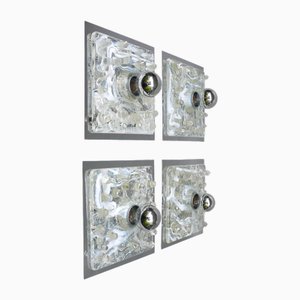 Modern Wall Lights from Sölken Leuchten, 1970s, Set of 4