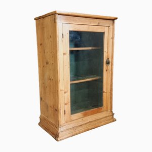 Bauernhaus Vitrine aus Kiefernholz, 1890er