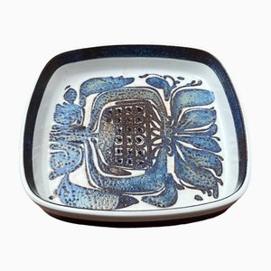 Bol Baca Blue Line Mid-Century en Porcelaine par Nils Thorsson et Kari Christensen pour Royal Copenhagen, Danemark, 1960s