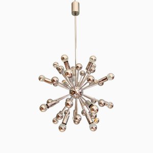 Lustre Sputnik en Métal Chrome, 1970s