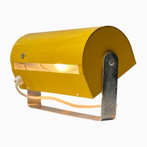 Space Age Wall Lamp in Yellow by Hans Agne Jakobsson, 1970s