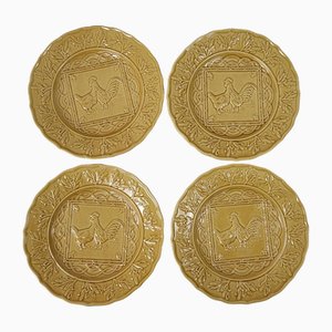 Majolica Plates from Bordallo, 2000s, Set of 4
