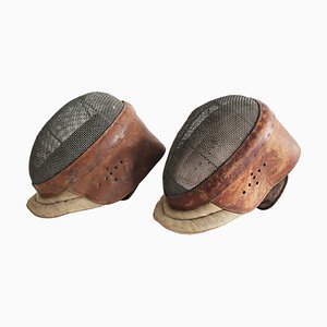 Masques d'Escrime, 1920s, Set de 2