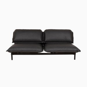 Nova 340 Vegan Leather Fabric Two-Seater Grey Sofa from Rolf Benz